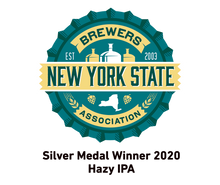Load image into Gallery viewer, New York State Brewers Association award badge