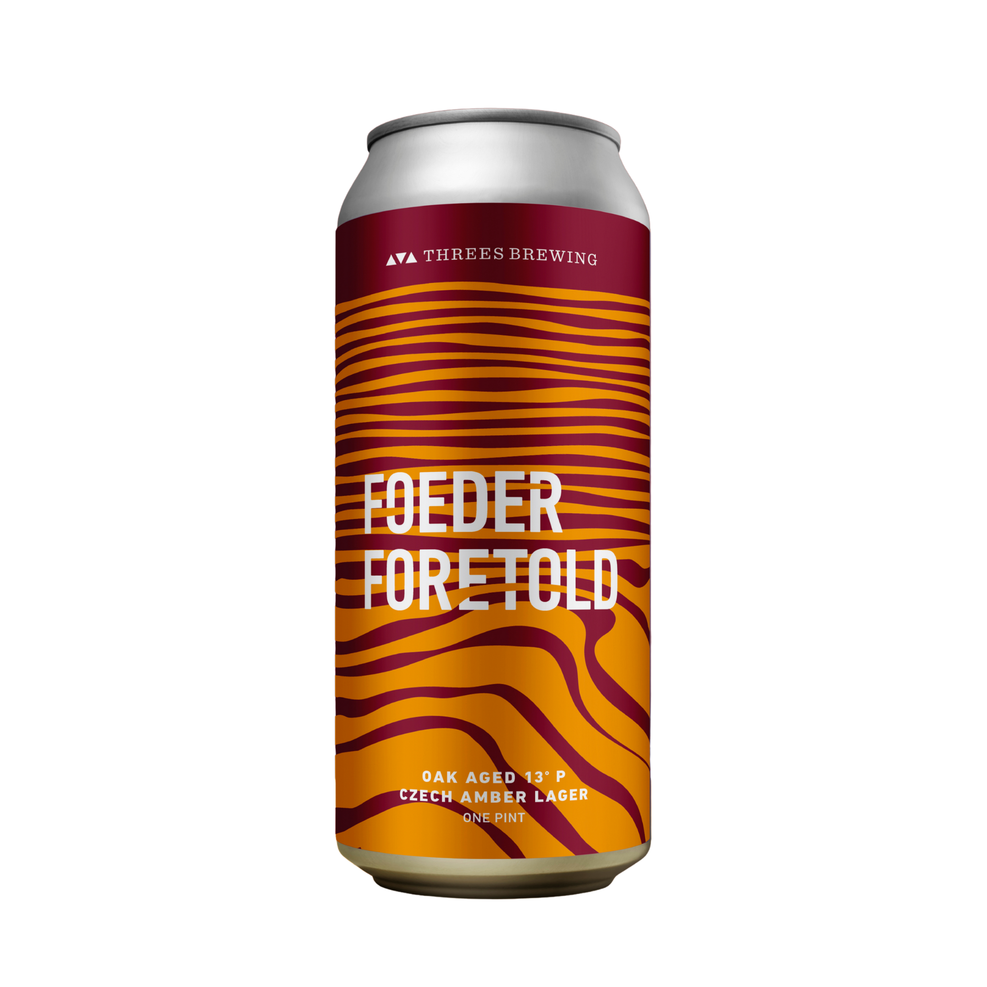Buy Foeder Foretold (Oak Aged 13 P Czech Amber Lager) - Threes Brewing, image size:2000x2000