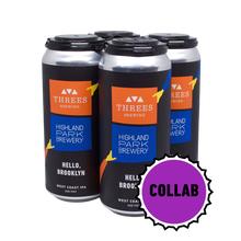 Load image into Gallery viewer, Hello Brooklyn West Coast IPA | Threes Brewing &amp; Highland Park Brewery

