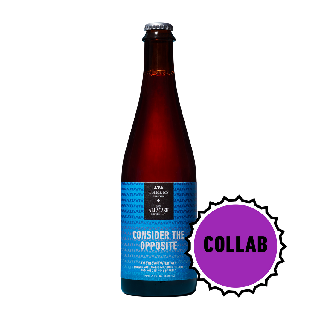 Consider the Opposite: Collaboration with Allagash Brewing (Wild Ale with Blueberries) 500ml