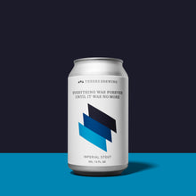 Load image into Gallery viewer, beer can against black and blue background

