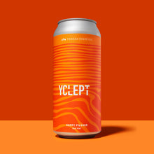 Load image into Gallery viewer, can of beer against orange background

