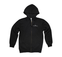 Load image into Gallery viewer, Black zip hoodie
