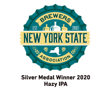 Load image into Gallery viewer, New York State Brewers Association award badge

